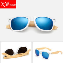 Load image into Gallery viewer, Vintage Bamboo Frame sunglasses Women