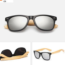 Load image into Gallery viewer, Vintage Bamboo Frame sunglasses Women