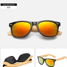Load image into Gallery viewer, Vintage Bamboo Frame sunglasses Women