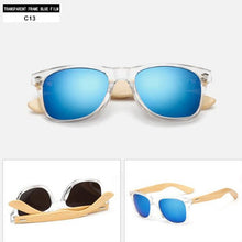 Load image into Gallery viewer, Vintage Bamboo Frame sunglasses Women