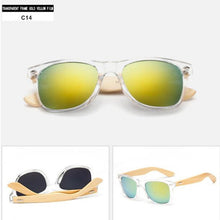 Load image into Gallery viewer, Vintage Bamboo Frame sunglasses Women