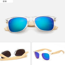 Load image into Gallery viewer, Vintage Bamboo Frame sunglasses Women