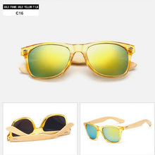 Load image into Gallery viewer, Vintage Bamboo Frame sunglasses Women