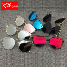Load image into Gallery viewer, Brand Designer Cat eye Sunglasses Women